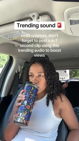 If you want more views in September, use this trending audio with a 6-7 second clip from your camera roll 💫 