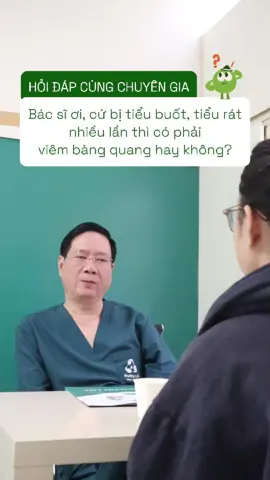 Tiểu buốt, tiểu rát nhiều lần có phải viêm bàng quang? Cùng đi vào giải đáp với Tiến sĩ - Bác sĩ Lê Sĩ Trung! #tietnieu #suckhoe247 #viembangquang #lesitrung #LearnOnTikTok
