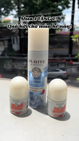 Hôm nay có deal hời cho cả nhà đây. Mua 1 xịt khử mùi TẶNG ngay 2 lăn khử mùi. Số lượng có hạn, nhanh tay săn ngay kẻo bỏ lỡ nha #xitkhumui #duongsang #nuochoa #purite #viral 