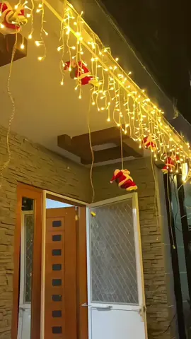 cascata de led para decoração de natal😍