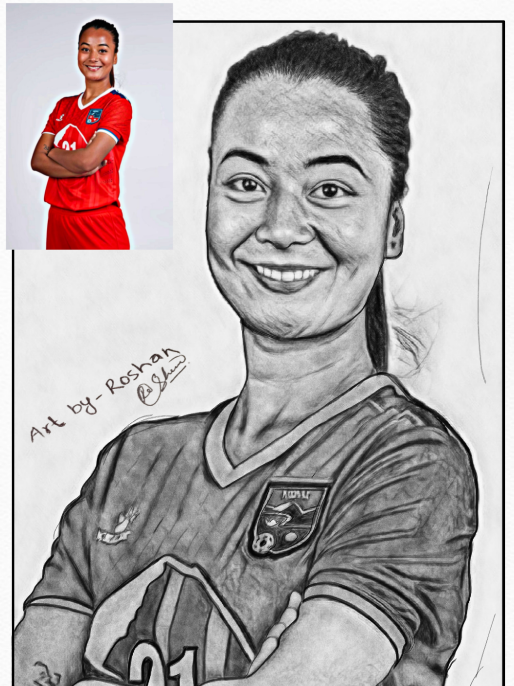 @Nisha thokar21 ||⚽ #viralvideo  #goviral #fyp  #100kviews  #creatorsearchinsights Nisha Thoker: Player Of The Nepali National Women Football Team ⚽