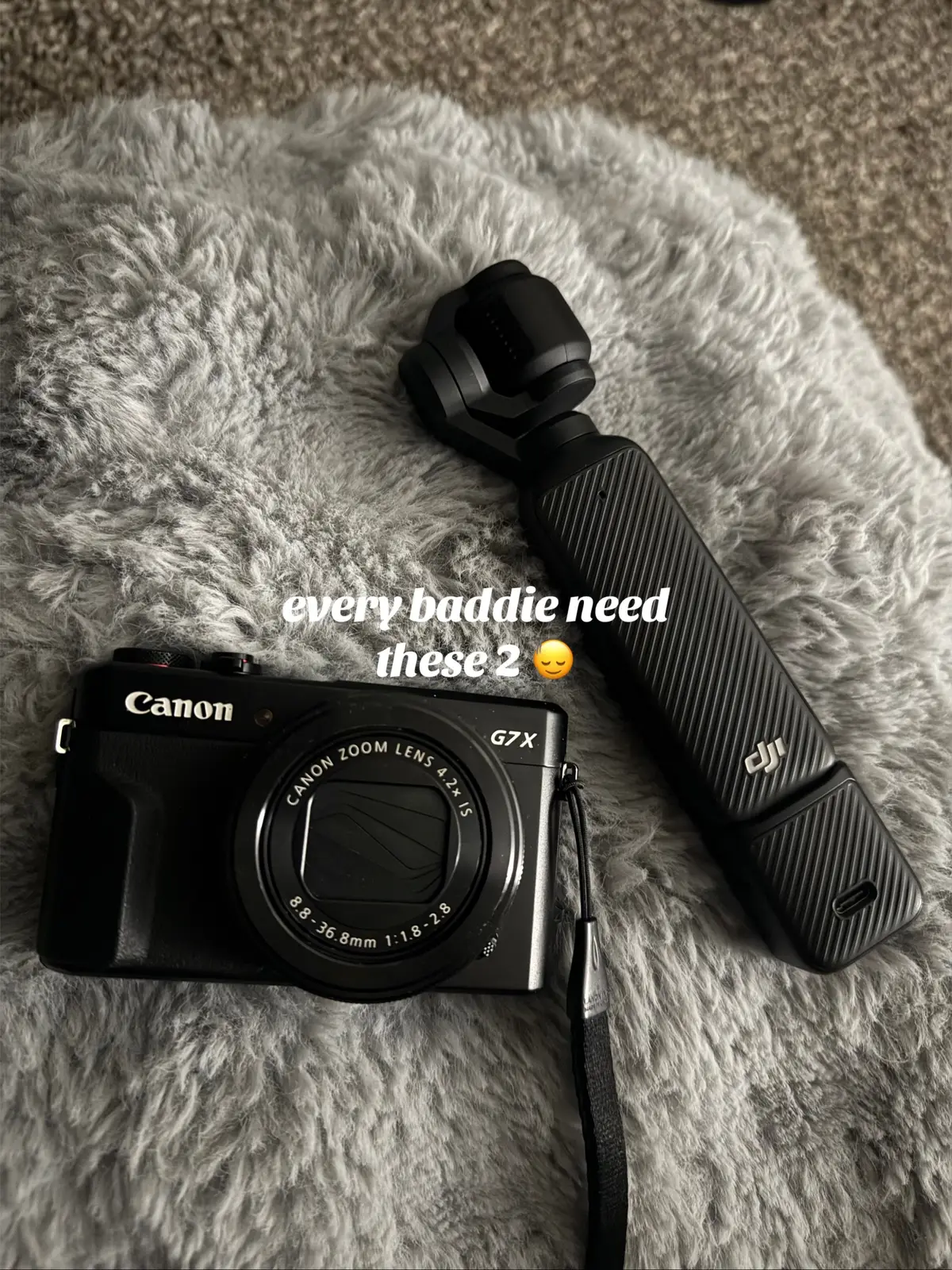 @DJI Official @canonusa my 2 babies . #djiosmopocket3 #canong7x 