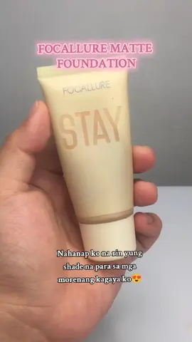 I'm searching for this for a long time😍 Literal na STAY talaga tong foundation nato mga mimaaa! Nagbe-blend din sa skin color😍 #mattefoundation #foundation #makeup #morena #fyp 