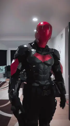 Nah you’d just get all jealous #redhood #redhoodcosplay #arkhamknight 
