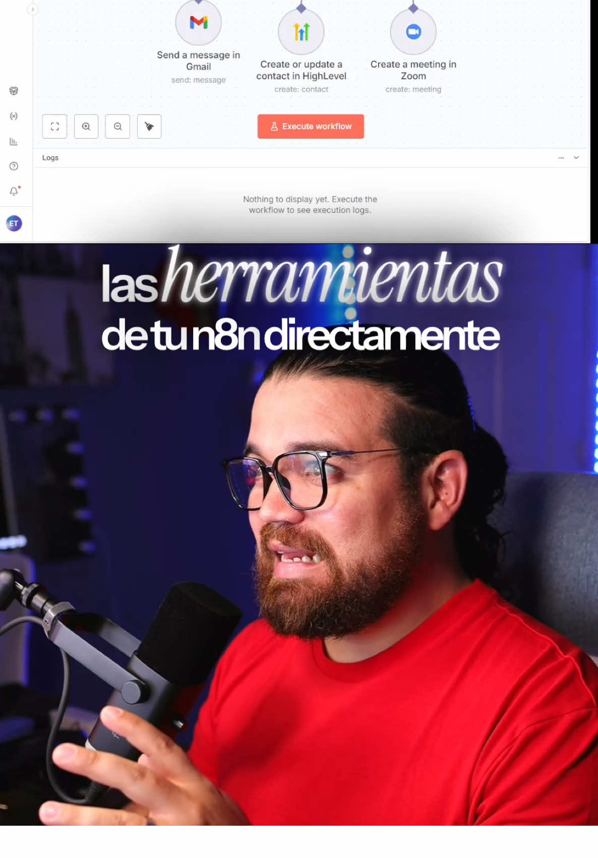 Sabías que puedes conectar tu servidor MCP de n8n con ChatGPT? 🤯 Con esto, todas las herramientas de n8n viven dentro del chat: mandar correos, crear contactos en GoHighLevel o hasta agendar reuniones en Zoom… ¡sin salir de ChatGPT! 🚀 En el video te muestro cómo activarlo y configurarlo paso a paso. #n8n #ChatGPT #automatización #MCP 
