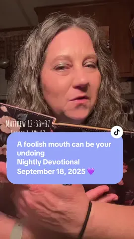 A foolish mouth can be your undoing devotional #christiantiktok #devotional #proverbs15 #speakwisely #christiansoftiktokcommunity 