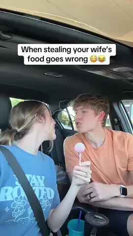 When stealing your wife’s food goes wrong! #elationship #funny #couple #girlfriend #food 
