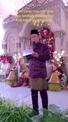 Beskap melayu cocok untuk MC, ayah dan keluarga pengantin juga cocok banget.. #beskap #beskapmelayu #jasbeskap #jasmelayu #jasko 