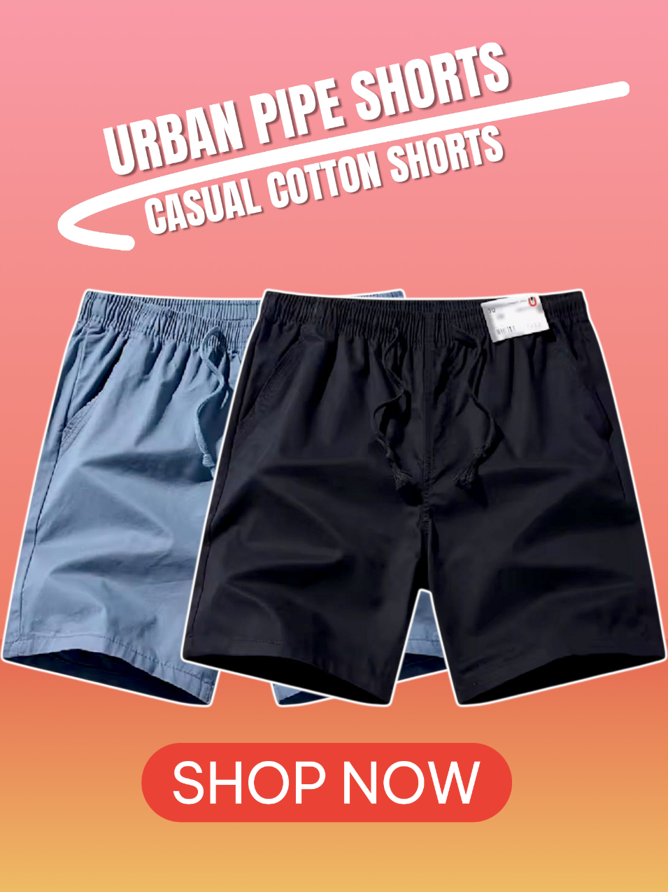 Urban Pipe Shorts Plain Casual Cotton #menshorts #shortsformen #outfitformen #cottonshorts #urbanpipe 