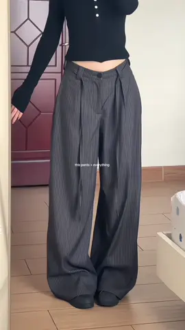 #stripedpants #widelegpants #OOTD #outfits #fyppp 