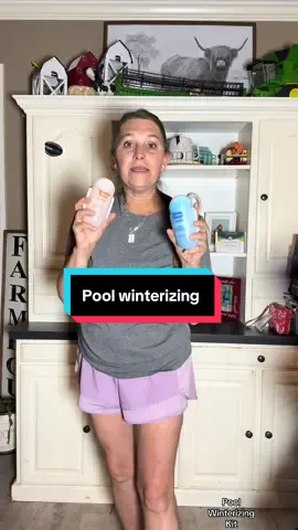 Pool winterizinf chemical kit #pool #chemical #winterizing #hospicern #tiktokshopfinds 