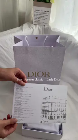 The black lady dior in all its glory🖤#lady #dior #fyp #unboxing #fashion 