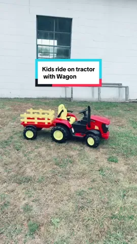 For all those little farmers who need a tractor and a wagon. #RideOn #tractor #ChristmasGift #FallDealsFor #TikTokShopHolidayHaul @GARVEE JoyRide 
