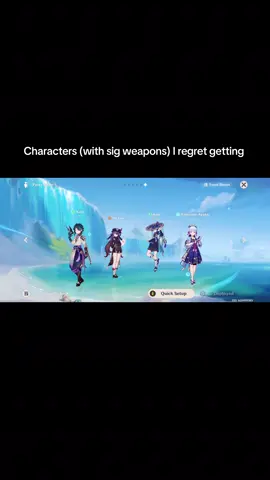 Ill do a proper showcase for each character w supports but these r their base dmg. They suck. Dont waste your wishes guys. #genshin #GenshinImpact 