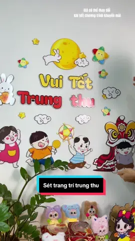 Bộ sét trang trí trung thu #dinhthanhtrainghiem #settrangtritrungthu #trangtritrungthu #trangtri #trungthu 