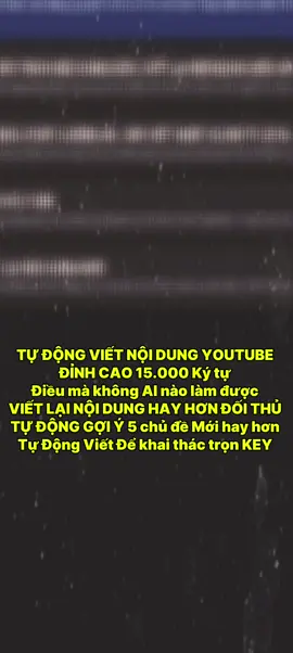 QUÁ KINH KHỦNG KHIẾP VIẾT NỘI DUNG YOUTUBE 3 TIẾNG TRONG 5 PHÚT  ĐIỀU NÀY LÀ KHÔNG TƯỞNG  CHƯA AI nào Làm Được  Ai muốn sở hữu bộ quy trình này hãy comment nhé#toolvoiceai #hoclamyoutube #lamyoutubeviewngoai #ainhanbangiongnoi #nguoiviettaimykiemtienvoiyoutube 