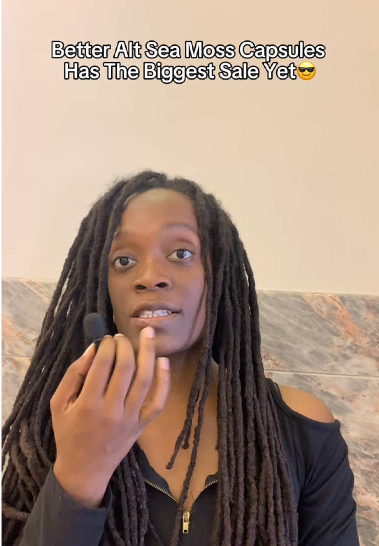 I love these sea moss capsules @Better Alt plus they’re on a huge sale! #seamoss #ashwagandhasupplements #blackseedoil 