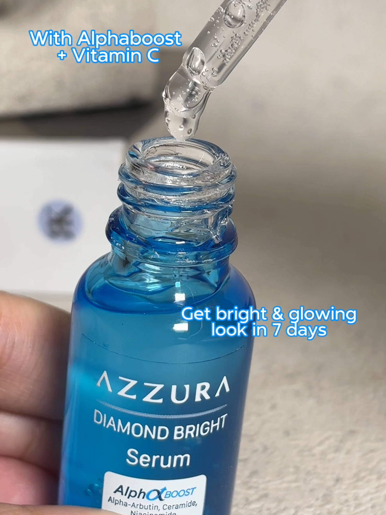 Punya flek hitam & bekas jerawat membandel? 😩 Tandanya kamu butuh Azzura Diamond Bright Serum! Serum ini punya kandungan Alpha Boost Complex + Vit C yang bisa mengatasi flek hitam, mudarin bekas jerawat, dan menjaga skin barrier kamu✨ Yuk, cobain serum ini dan langsung checkout di keranjang kuning ya! 🛍️🛒💨 #serum #skincare #serumvitaminc #bekasjerawat #flekhitam