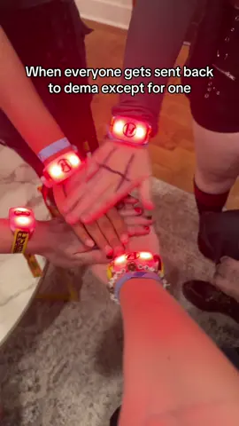 Out light up wristbands are still working after the breach tour 🥺💕 #breach #breachtour #breachcincinnati ##twentyonepilots
