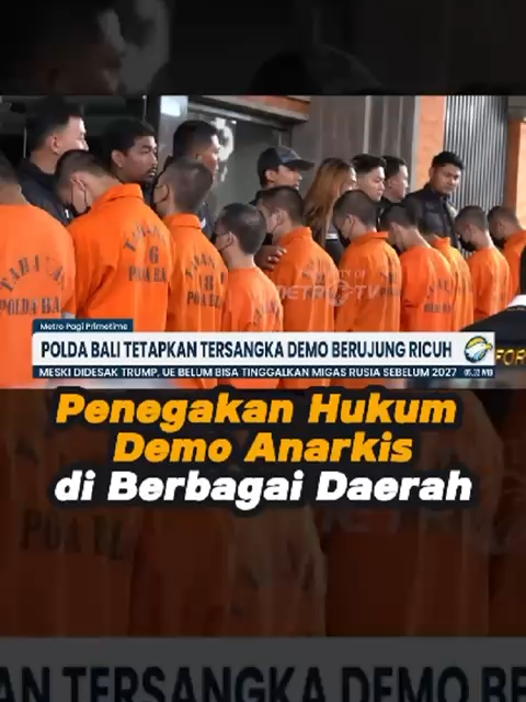 ⚖️ Penegakan Hukum Demo Anarkis ⚖️ Aksi anarkis di berbagai daerah tidak bisa dibiarkan. Setiap pelanggaran hukum ditindak tegas demi menjaga keamanan, ketertiban, dan keselamatan masyarakat #NegaraHadir #IndonesiaAman #TindakTegas #PolriPresisi #polri #demo