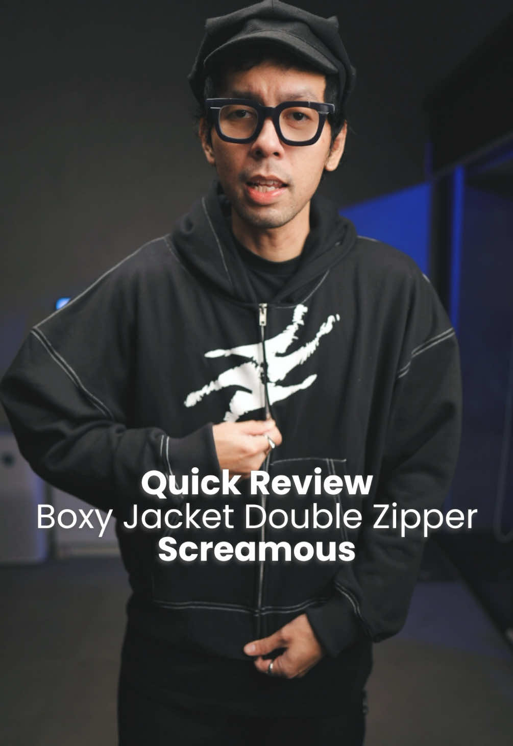 Cari Hoodie Double Zipper harga afoordable, langsung cek Screamous! #hoodie #hoodiepolos #hoodiezipper #doublezipper #sweater 