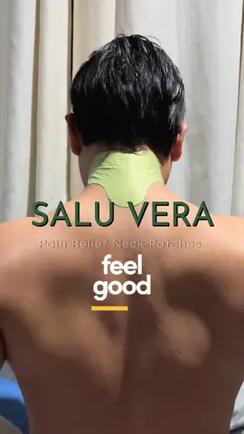 Don’t let neck pain stop you! With Salu Vera Pain Relief Neck Patches, balik gaan ang galaw mo. Shop now through the link in the yellow basket. #SaluVera #Herbal #neckpainrelief #SelfCareDaily #Wellness 