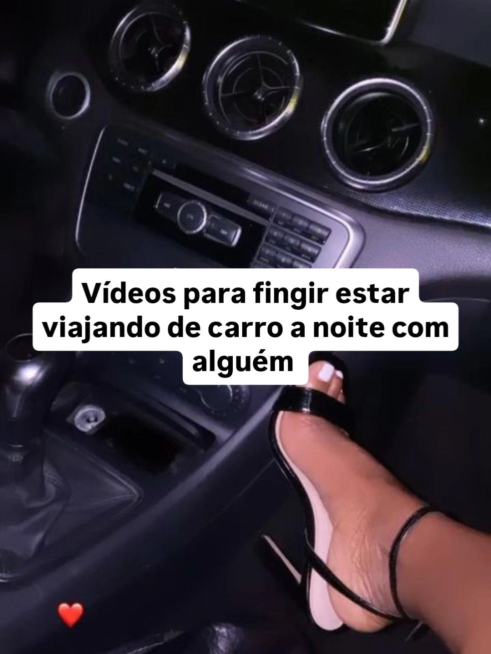 Vídeos para fingir estar viajando de carro a noite com alguém #fy #viral #foryou #tiktok #viajando 
