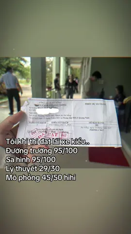 Có công xin vía có ngày đạt mà hihi. Giờ là lúc tôi được nghỉ ngơi #CapCut #xuhuong #thilaixe 