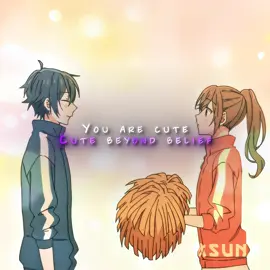 The anime’s best couple too adorable😍#horimiya #hori #miyamura #anime #chris_asuna2024 