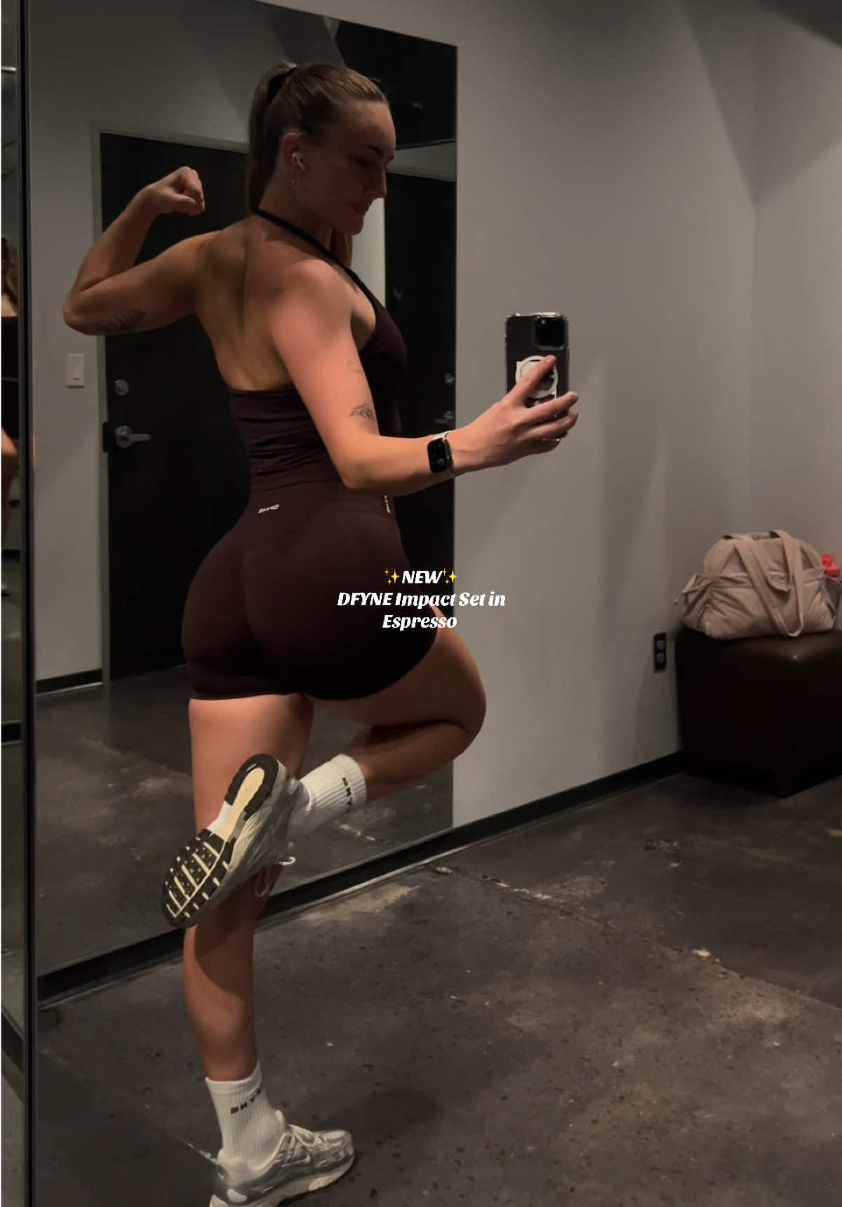 New favorite set ☕️🤎 @DFYNE #fyp #dfyne #impact #gym #workout 