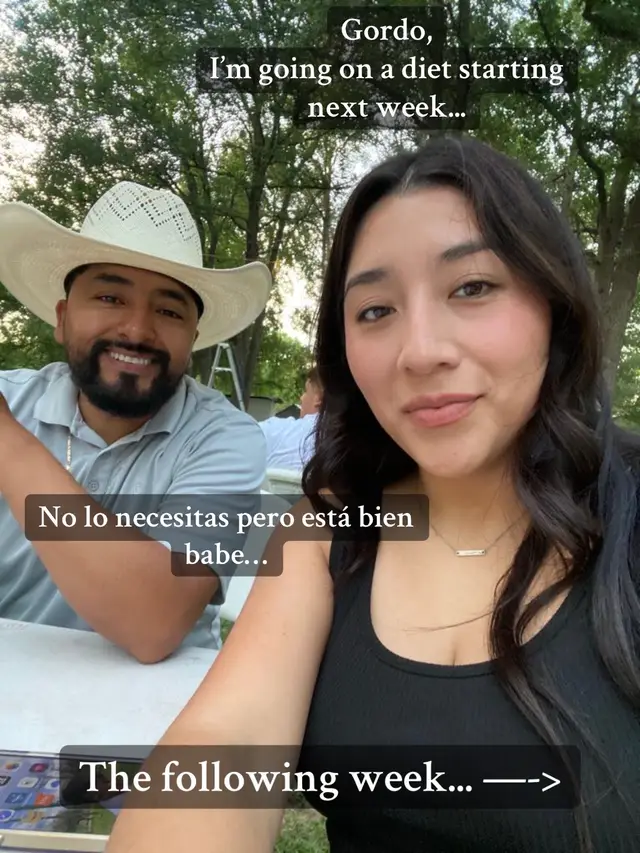 Dieting has NEVER been my thing but I’m proud of myself for not giving into all the treats 😌🙌🏻 I feel like my husband’s trying to sabotage my diet… in his defense I got a visit from mother nature maybe me quería consentir 🥰 #dieta #toxico #humor #couplegoals #husband 
