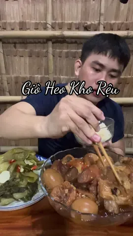 Mukbang giò heo kho rệu #mukbang #ancungtiktok #tunthichmukbang 