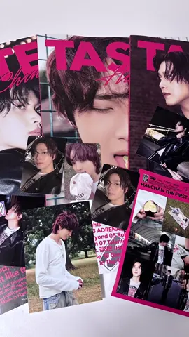unboxing full spread ver.🩷🍦✨ บั้มนี้ใหญ่มากกก รูปดีทุกปกเลย เนื้อกระดาษเหมือนนิตยสารตามที่แฮชานบอกเลย ฟินมาก😣🫶🏻  #HAECHAN_TASTE #haechan #unpacking #nct #fypシ 