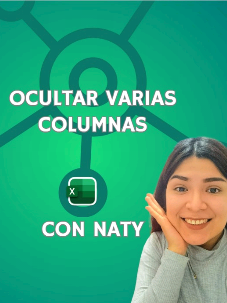 #NatyTeExplica a Ocultar varias columnas en Excel 🙌 En este tip te muestro cómo ocultar varias columnas al mismo tiempo en Excel. Ideal para cuando tenés datos que no necesitás ver pero querés conservar. Espero que te sirva, Exitos♡  #ExcelTips #Productividad #OcultarColumnas #ExcelFacil 
