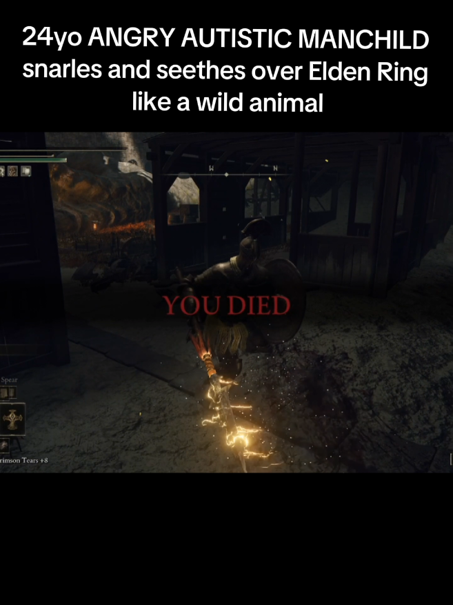 been a while so here's a quick montage. enjoy the salt  #eldenring #ragequit #gamerrage #screaming #fromsoftware 