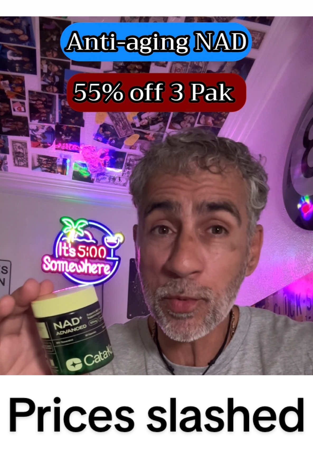 Heads up: CATA–KOR NAD+ is up to 55% off in the NAD category today. Grab the 3-bottle bundle for the consistency game—cellular support takes weeks, not days. Stack the in-app coupon + extra % at checkout. I feel great on it, and this is the best price I’ve seen. Tap the cart, clip the coupon, and don’t miss it. ⚡️🛒 #catakor #nad #nadsale #nadsupplement #usa 
