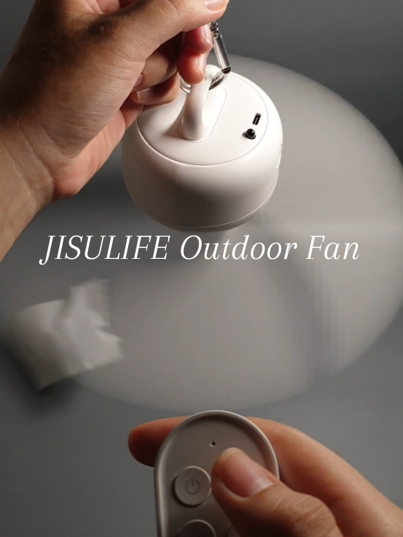 Must-have sa camping o di kaya kahit sa bahay lang pwedeng alternative sa ceiling fan❄Matagal pa malowbatt kahit magdamagan👌 #outdoorfan  #rechargeablefan  #ceilingfan  #jisulife  #electricfan 