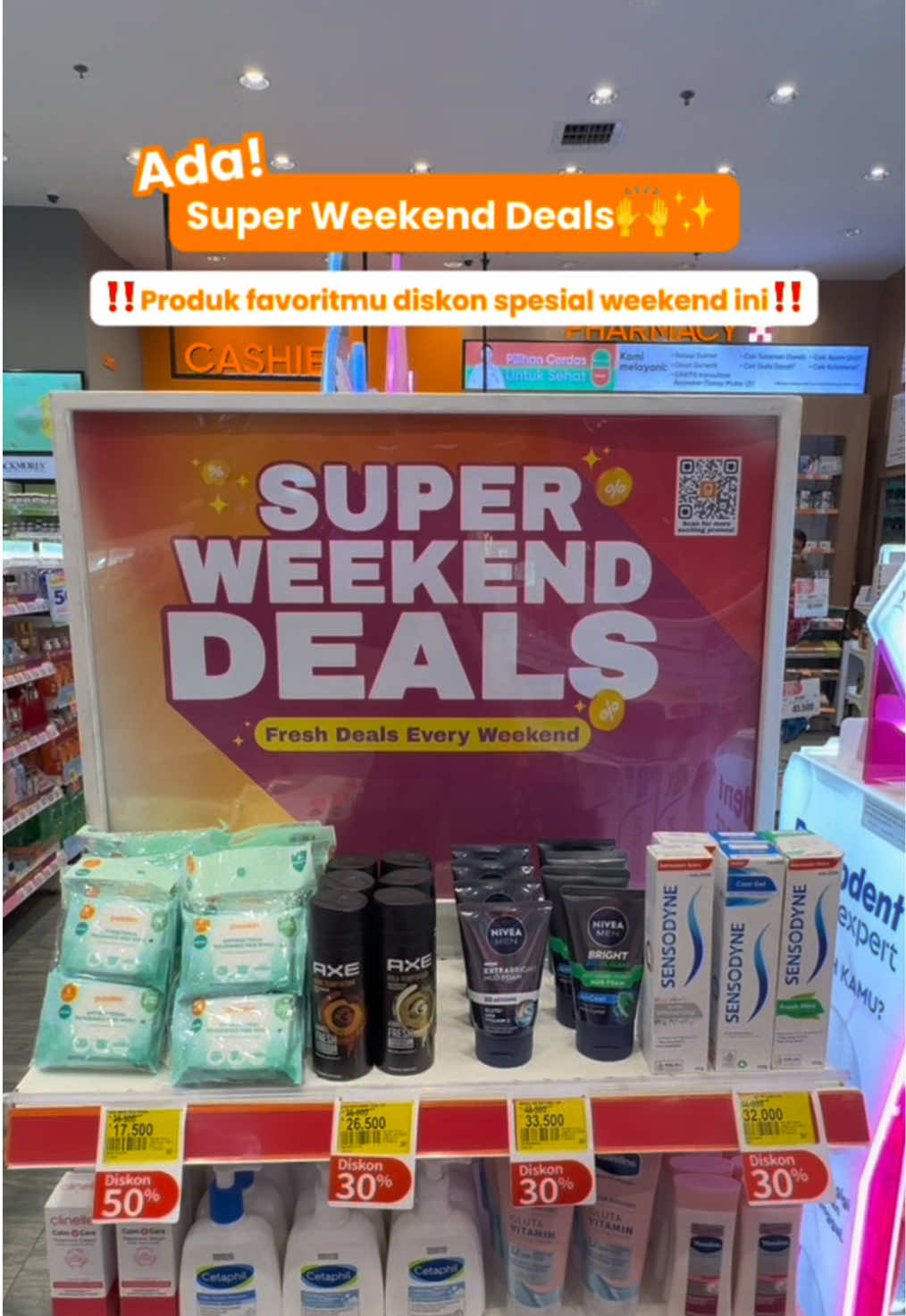 Super Weekend Deals balik lagi dengan diskon spesial dari kosmetik hingga skincare🙌✨ Buruan cari produk favoritmu di TikTok Shop dan dapatkan promo spesialnya🥰💅🏻 Hanya 4 hari, 18-21 September 2025‼️ Yuk, cek keranjang kuningnya sekarang!!! #GuardianGlowsWithYou #SuperWeekendDeals #promo #Weekendpromo 