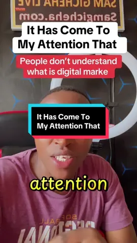 It has come to my attention that people don’t understand what is digital marketing. Learn what is digital marketing inside our digital marketing skool here  www.skool.com/samgicheha
