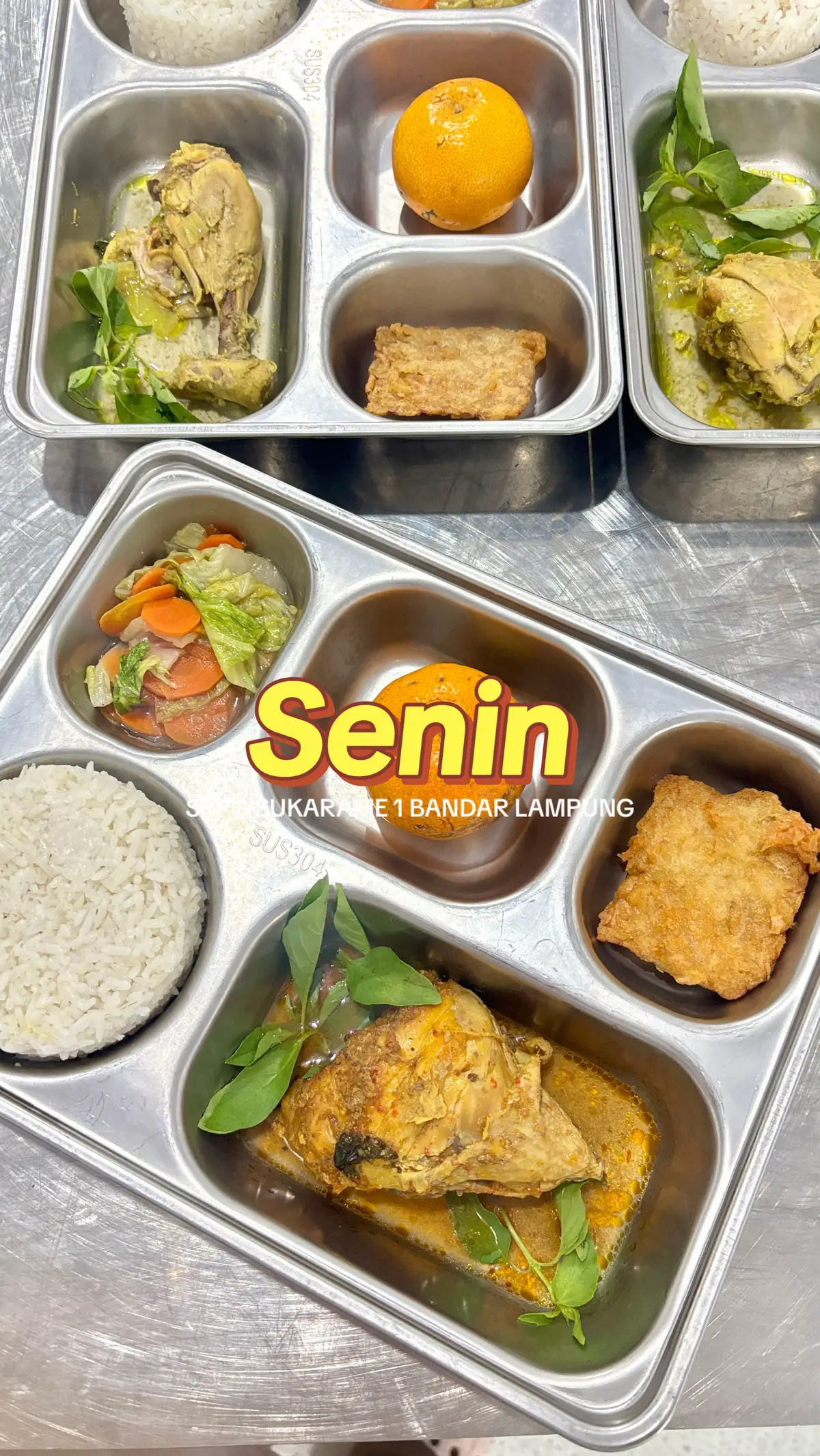 Menu MBG kita selama 1 minggu kemaren, gimanaa pada suka menu hari apaa😊🤗🫶🏻 #mbg #makanbergizigratis #bandarlampung #sppgsukarame1 @badangizinasional.ri 