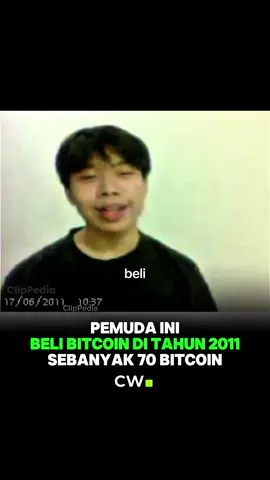 Seorang pemuda beli bitcoin di tahun 2011 #gabrielrey #cryptowave #triv 