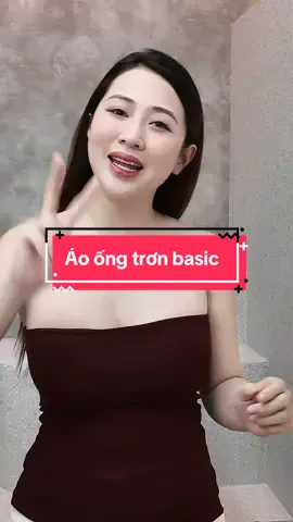 Áo ống trơn basic #cohuyentaphoa #xuhuong 