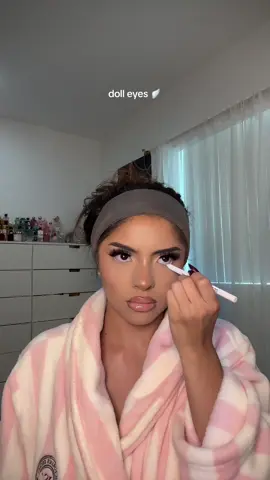 white liner on the water line for doll eyes   *ੈ✩‧₊˚  @NYX Professional Makeup 🤍🪽