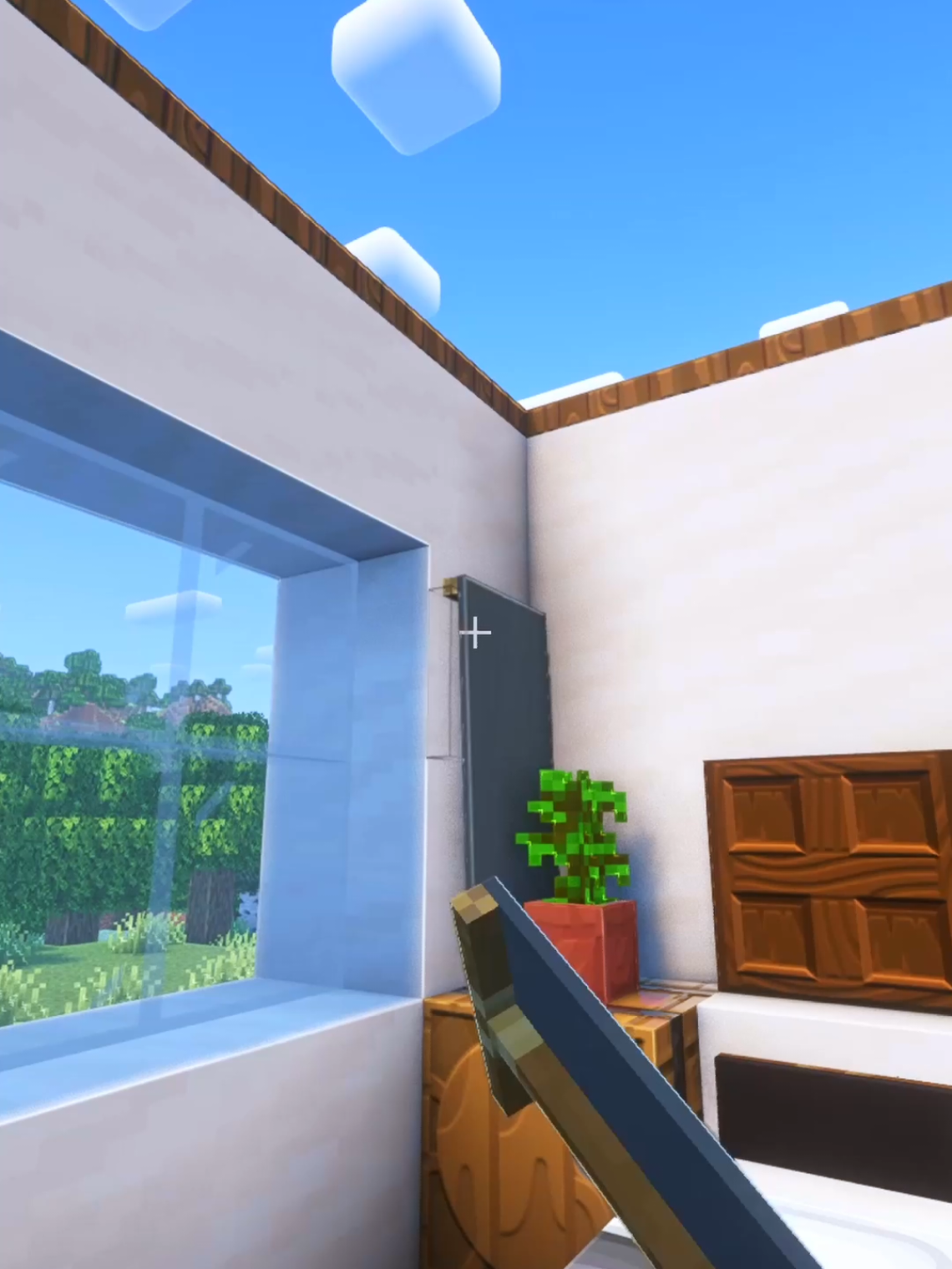 Minecraft Modern Bedroom🛏️ #Minecraft #minecraftideas #fyp #tutorials #minecrafttutorial 