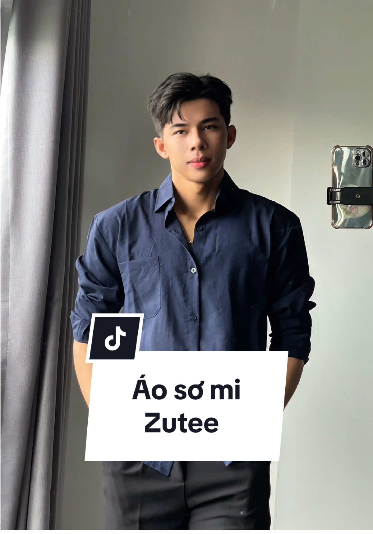 Áo sơ mi nam cổ bẻ #trungkienreview #zutee #outfit #xuhuong 
