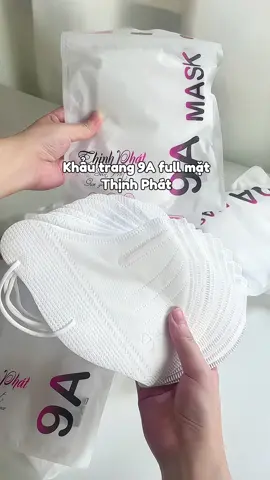 Khẩu trang 9A full mặt dày dặn #khautrang9a #khautrangthinhphat #khautrang #fyp 