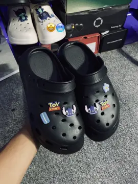 Black💣🖤#sendal #sendalslop 