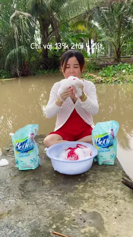 Nước giặt xả Khánh khuẩn #beclean#nuocgiatbeclean#nuocgiat#xhtiktok 