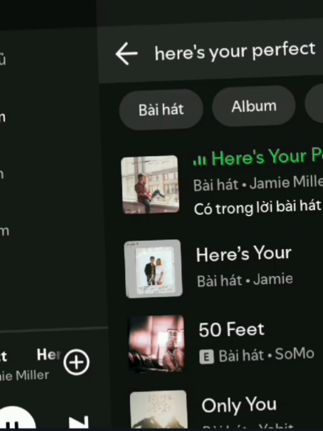 HERE'S YOUR PERFECT - JAMIE MILLER #music #spotify #lyric #chill 