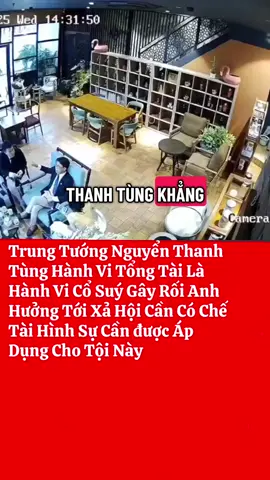 Trứng tướng Nguyễn thanh Tùng hành vi của tổng tài là hành vi có suý gây rối anh hưởng tới cả hội cần có chế tải hình sự cần được áp dụng cho tội này #fyp #xuhuong #xuhuongtiktok #giaitri #vietnam 